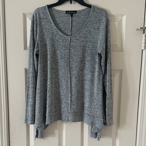 Gray Women's Top Lightweight Sweater